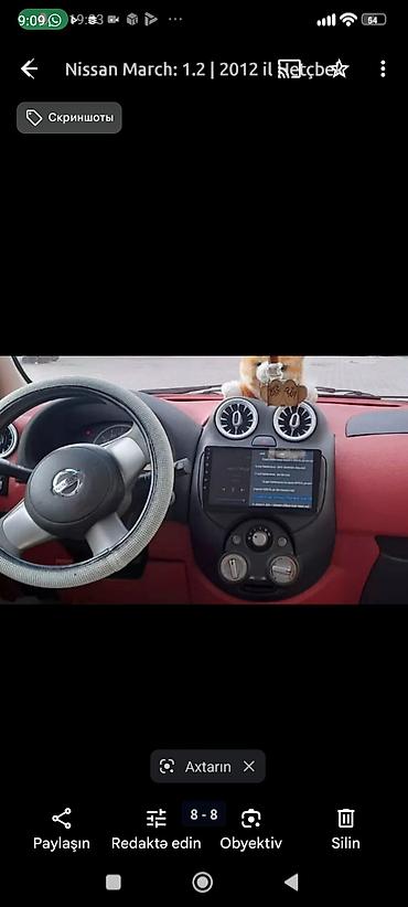 nissan note mini: Nissan March (Micra) – qırmızı rəng, 5 qapılı hetçbek. Əsas — 7