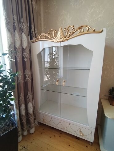 Кухонные гарнитуры: Б/у, Распашной, 2 двери Прямой шкаф, Сервант