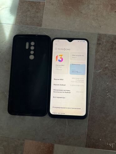 новый ноутбуки: Redmi, Redmi 9, Б/у, 64 ГБ, цвет - Черный, 2 SIM