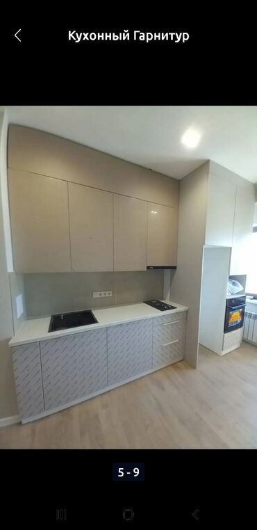 Кухонные гарнитуры: Кухонный гарнитур, Новый, цвет - Бежевый, МДФ, Самовывоз, Бесплатная доставка, Платная доставка — 9