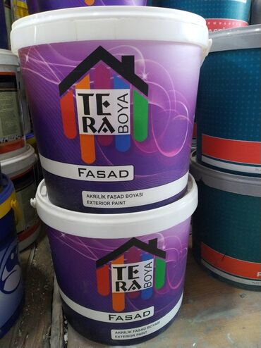 krasqa vuran: Akril Boya Fasad, rəng - Bənövşəyi