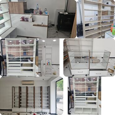 Magaza ucun vitrinler ve resepwin masasi .Hamisi birge 1000₼ satilir