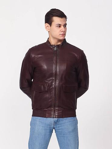 Куртки: Мужские кожаные куртки - Материал: натуральная кожа. - Модели: 1) — 8