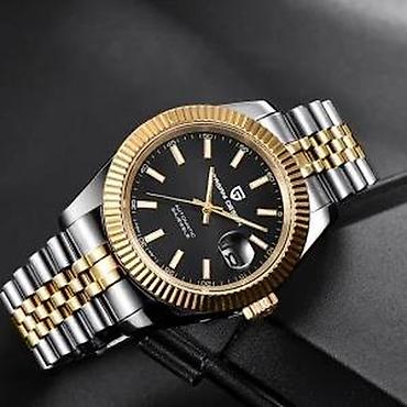 Ručni satovi: PAGANI DESIGN PD-1645 -42mm- Gold/Black- Rolex Datejust Potpuno nov — 15