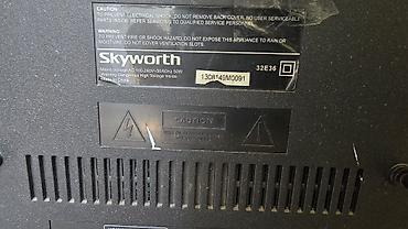 стекляный: Телевизор Skyworth на подставке - Диагональ экрана: около 32–37" (по — 6