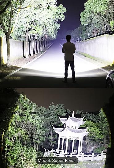 Digər işıqlandırma: Super Güclü LED Fənər - Korpus: möhkəm metal gövdə, sürüşməyə qarşı — 4