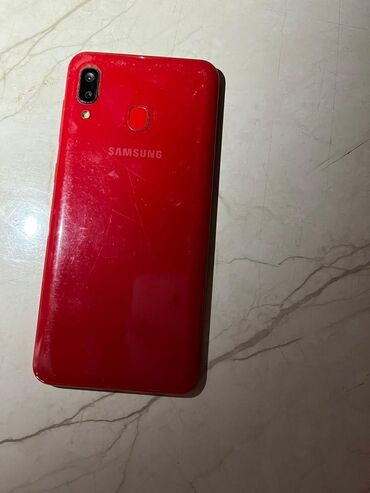 samsung a20 ikinci el: Samsung A20, rəng - Qırmızı, Barmaq izi