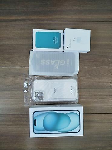poco x 2: IPhone 15, Новый, 128 ГБ, Голубой, 100 % — 1