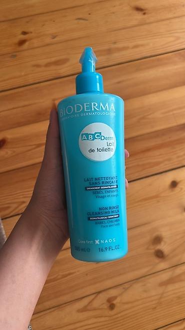 devit 3: BIODERMA dəriyə qulluq paketi 1) ABCDerm Lait de toilette – Non Rinse — 1