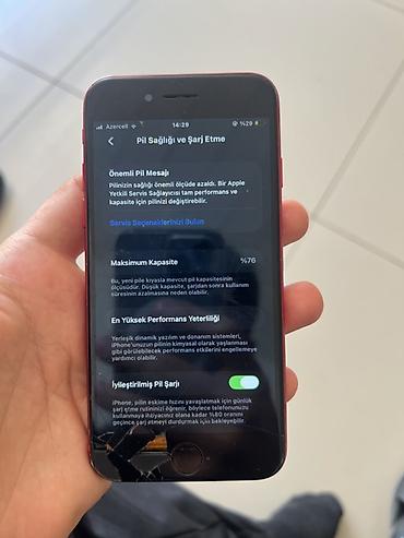 balaca iphone: IPhone SE 2020, 64 GB, Qırmızı — 5