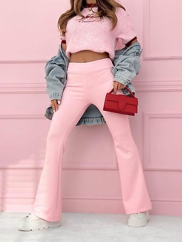 Pantalone: 🔥Ženske pantalone sa zvonastim nogavicama – više boja
✅1900 din — 1