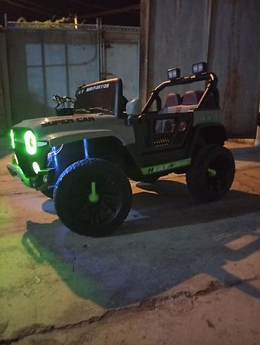 Детский мир: Uşaq üçün elektrikli off-road tipli maşın (jeep stili) - Korpus: açıq — 2