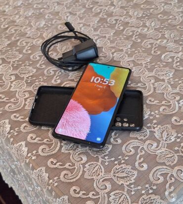Samsung: Samsung Galaxy A51, 64 GB, rəng - Qara, Barmaq izi
