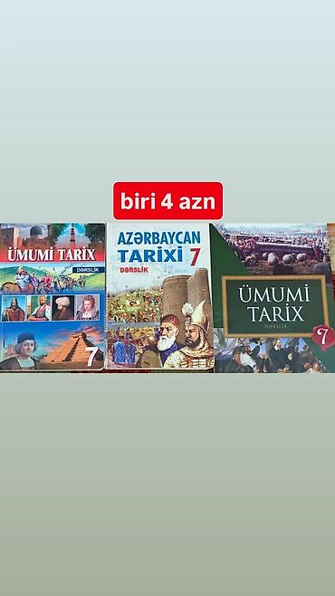 figure: Məktəb və abituriyentlər üçün müxtəlif fənn kitabları satılır. - — 3