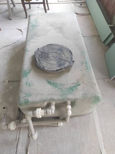Алчипан: 140*70sm hündürlük 40 sm işlənmiş 400 ltr su tutur deşiyi yoxdur