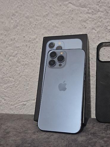 Apple iPhone: IPhone 13 Pro Max, Б/у, 128 ГБ, Sierra Blue, Коробка — 10