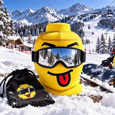 Жеке буюмдар: Балаклава-капюшон «LEGO-смайл» для зимних видов спорта - Яркий желтый — 3
