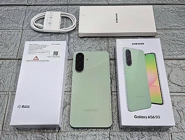 Samsung Galaxy A56 5G, 256 GB, rəng - Yaşıl, Face ID lalafo.az -da Samsung Galaxy A56 5G, 256 GB, rəng - Yaşıl, Face ID