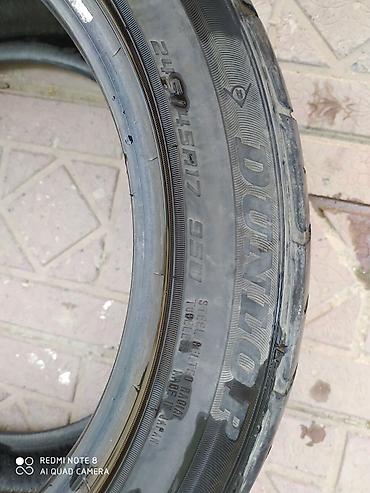 topdan teker satisi: 2 ədəd təkər satılır. DUNLOP 245\45\R17 və BOTO 225\50\R17.Qiymət hər — 3