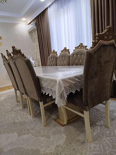stul restoran: Salam çox az işlənib yeni kimidir 1m eni 240 uzunluq masanın Klassik — 1