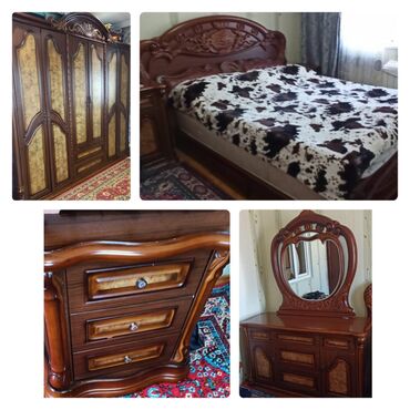 мебель для спальни: Endirim Yataq yatağ yatag yatax desti 350azn.unvan Sumqayit(9189)aml