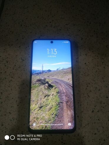 Xiaomi: Xiaomi Redmi Note 9S, 64 GB, rəng - Göy, 
 Qırıq, Sensor, Barmaq izi