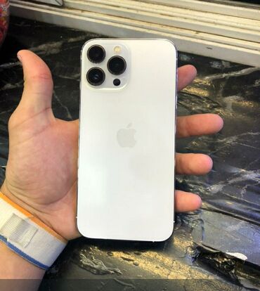 Mətbəx texnikası: IPhone 13 Pro, 256 GB, White Titanium, Simsiz şarj, Face ID