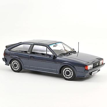 red 87: Volkswagen Scirocco Scala – 1987 – Helios Blue Metallic – 1:18 – Norev — 1