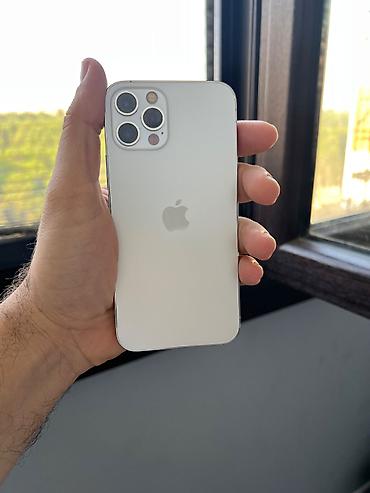 ayfon 11 2 ci el: IPhone 12 Pro, 128 GB, White Titanium, Zəmanət, Face ID, Sənədlərlə — 4