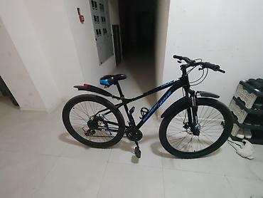 velosipedler 24: SUPER BIKE TK300 dağ velosipedi - Rəng: qara-göy dizayn - Çərçivə — 3