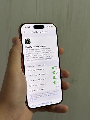 Мобильные телефоны и аксессуары: IPhone 17 Pro, Б/у, 256 ГБ, Оранжевый, Защитное стекло, Чехол, 98 % — 4
