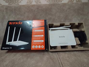 modem wifi tenda: Tenda F3 N300 simsiz router Hər şeyi işləkdir. Vəziyyəti təzə kimidir — 1
