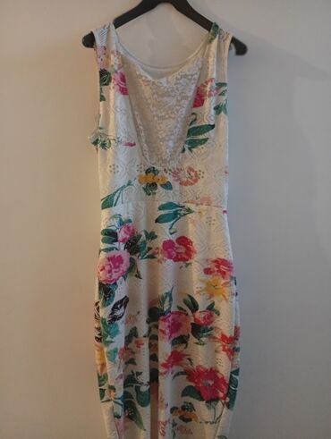 Haljine: Ženska haljina za izlazak SM vel 1) Haljina bez rukava sa cvetnim — 2
