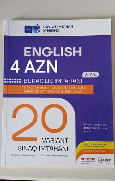 Velosiped ehtiyyat hissələri: Dərs vəsaitləri və sınaq imtahanı topluları - English Buraxılış