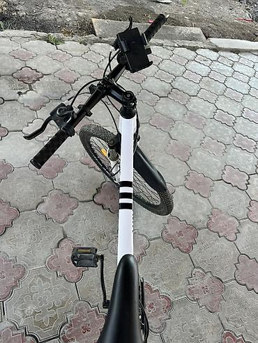 електро веле: Горный велосипед LIMIT RACING, белый - Легкая рама из алюминиевого — 4