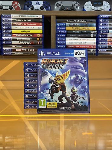 Video oyunlar və konsollar: Ratchet Clank-PS4 diski Oyun diski tam işlək vəziyyətdədir, heç bir — 1