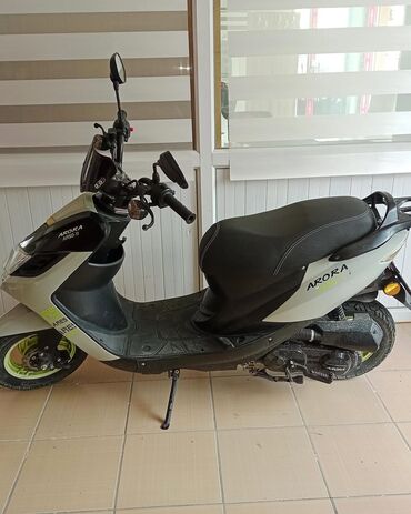 Mopedlər,skuterlər: Skuter – Aerox Ares model - Rəng: boz-gümüşü gövdə, qara üst panel — 5