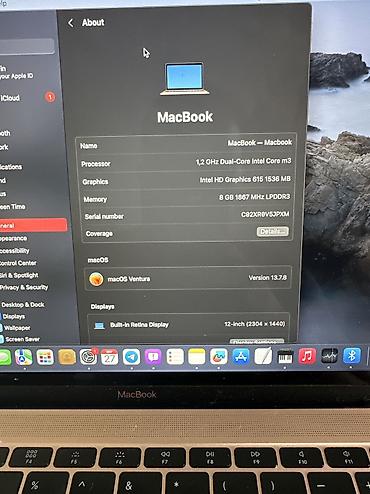Ноутбуки Apple (MacBook): Для учебы, Б/у, Apple M3, ОЗУ, RAM: 8 ГБ — 6