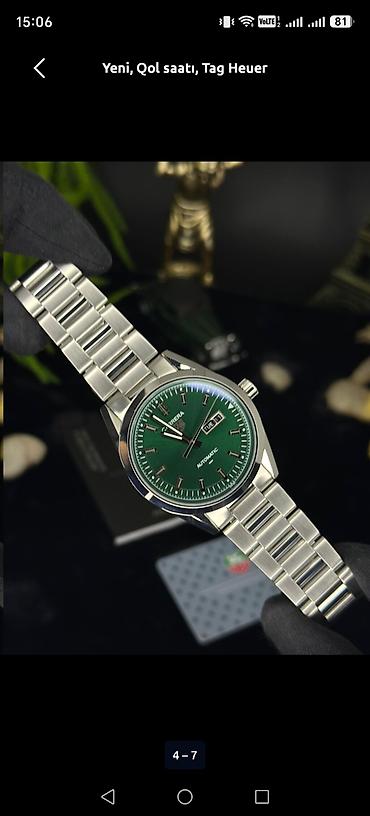 3d saat: Yeni, Qol saatı, Tag Heuer, rəng - Göy — 1