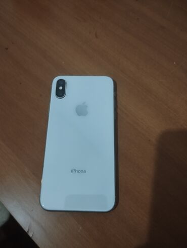 аренда телевизора бишкек: IPhone X, Колдонулган, 128 ГБ, Ак, 71 %