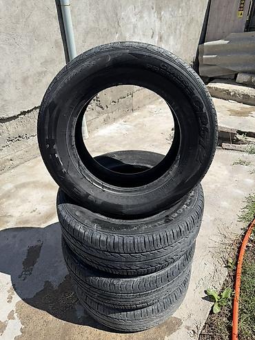 легковые шины: Шины 135 / 60 / R 16, Лето, Б/у, Комплект, Легковые, Kumho — 1
