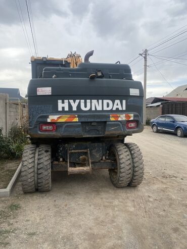 айнек матиз: Экскаватор, Hyundai, Колесный
