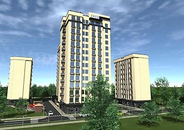Продажа квартир: 2 комнаты, 88 м², Асанбай мкр Элитка, 7 этаж, ПСО (под самоотделку) — 1