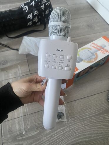 микрофоны караоке: Караоке-микрофон Hoco BK5 (Bluetooth 5.0) - Беспроводной