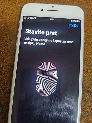 Apple iPhone: Apple iPhone 7, srebrni jako dobro ocuvan kao nov128 gbmemorija- 73% — 7