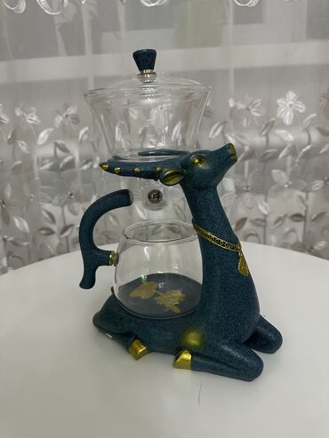 фарфоровый чайник: Продаю новый стеклянный заварочный чайник для чайных церемоний