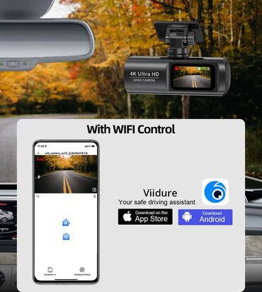Auto oprema: E-ACE Auto Kamera UHD 4K WIFI GPS Karakteristike i specifikacije ➤ — 8