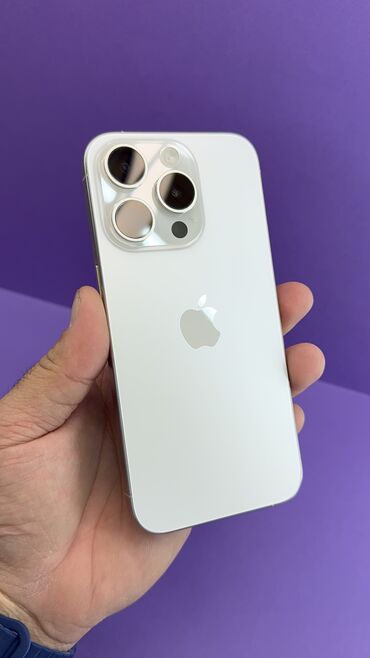 купить поко х6 про в бишкеке: IPhone 15 Pro, Колдонулган, 256 ГБ, 86 %