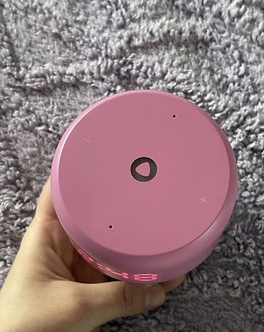 калонко: Умная колонка «Яндекс Станция Лайт» (розовая) с Алиcой и LED‑дисплеем — 2