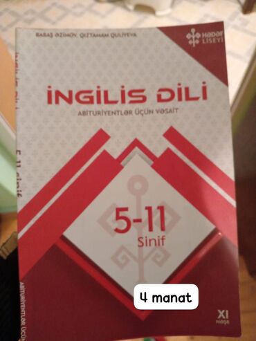 Digər kitablar və jurnallar: İngilis dili qayda kitabı Hedef 5-11 sinif təzədir 4 manat
